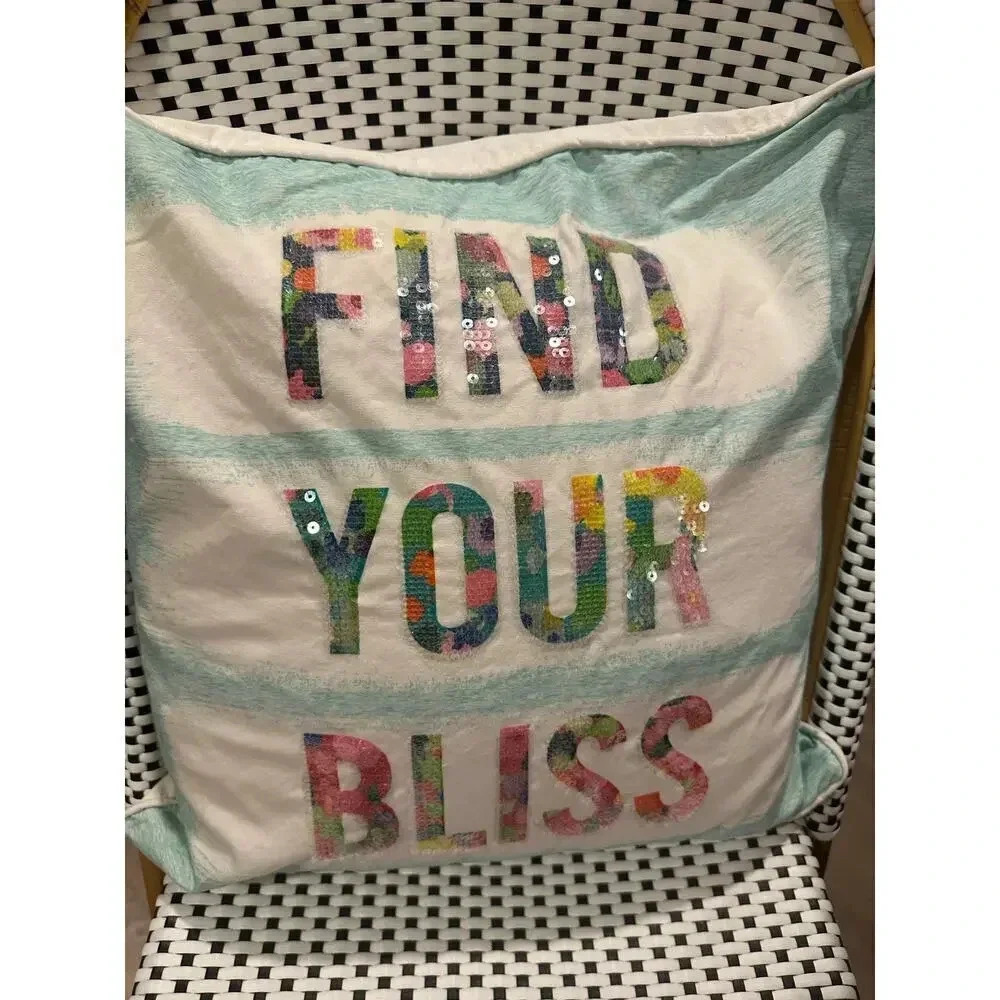 Find Your Bliss Decorative Throw Pillow - Pastel Multi